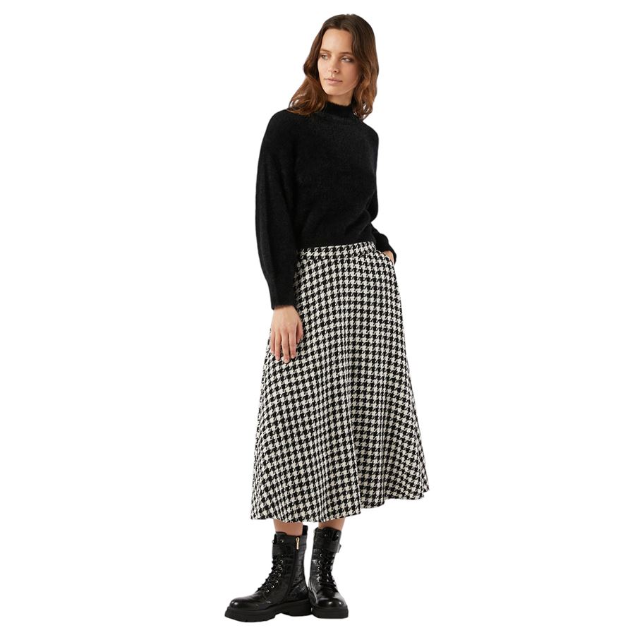 Gonna midi in tessuto a stuoia Penny Black | 2421106063200001